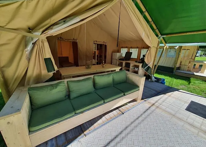 Camping Safaritent Op Camping La Douane *