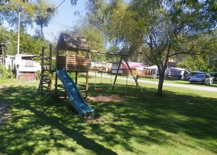 キャンプ場 Safaritent Op Camping La Douane *